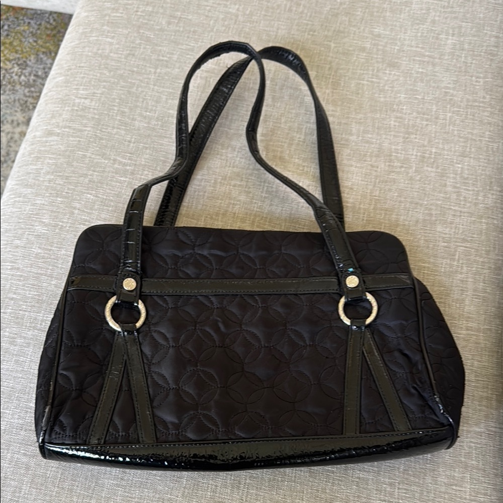 Vera Bradley Black Quilted Shoulder Bag
